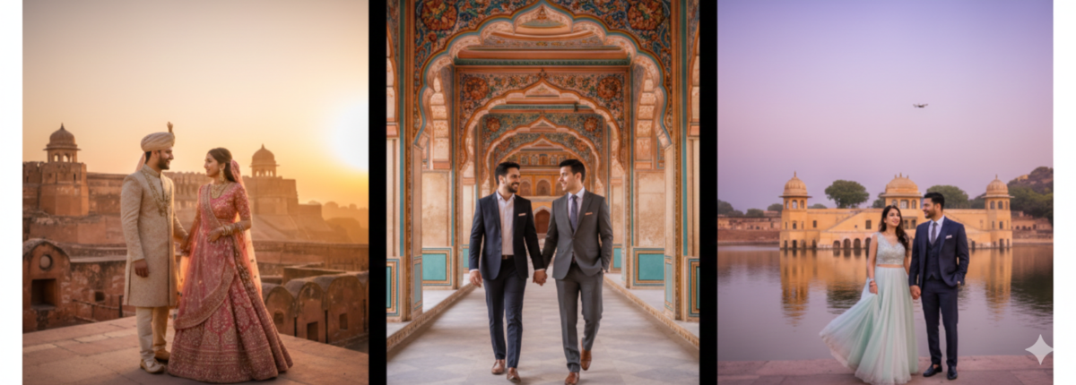 Choosing the Right Pre Wedding Photography Studio in Jaipur