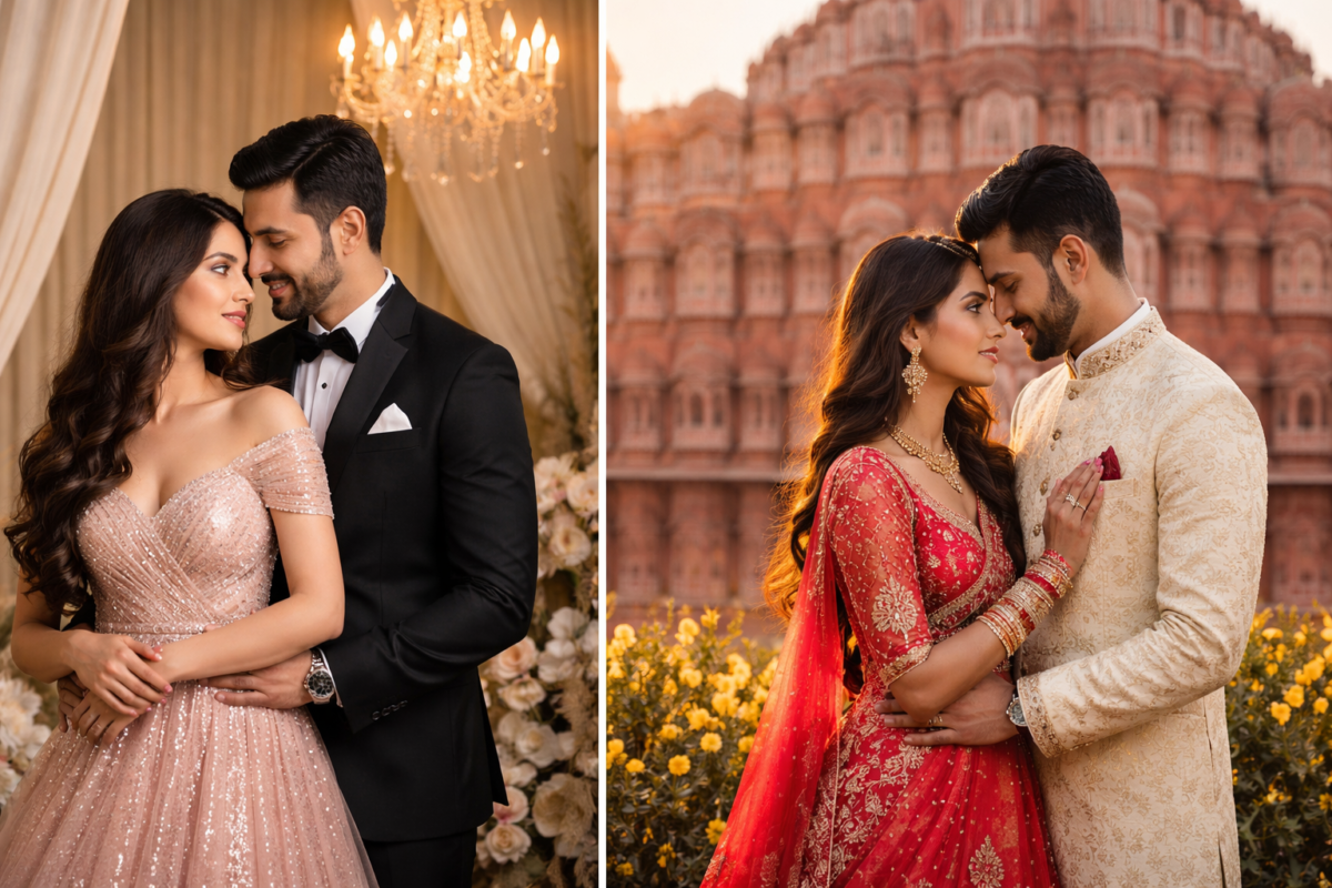Pre Wedding Photoshoot in Jaipur - Studio vs Outdoor Guide