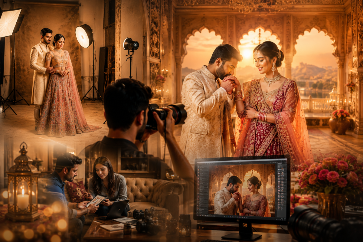 Planning a Wedding Photoshoot in Jaipur at a Professional Photo Studio