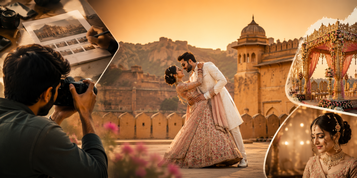 How a Professional Wedding Photographer in Jaipur Plans the Perfect Wedding Shoot